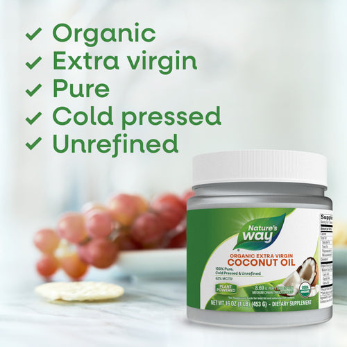 Nature's Way® | Organic Extra Virgin Coconut Oil Sku:15673