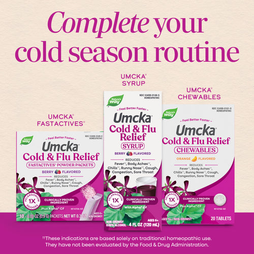 Nature's Way® | Umcka Cold & Flu Relief Chewables Sku:15161