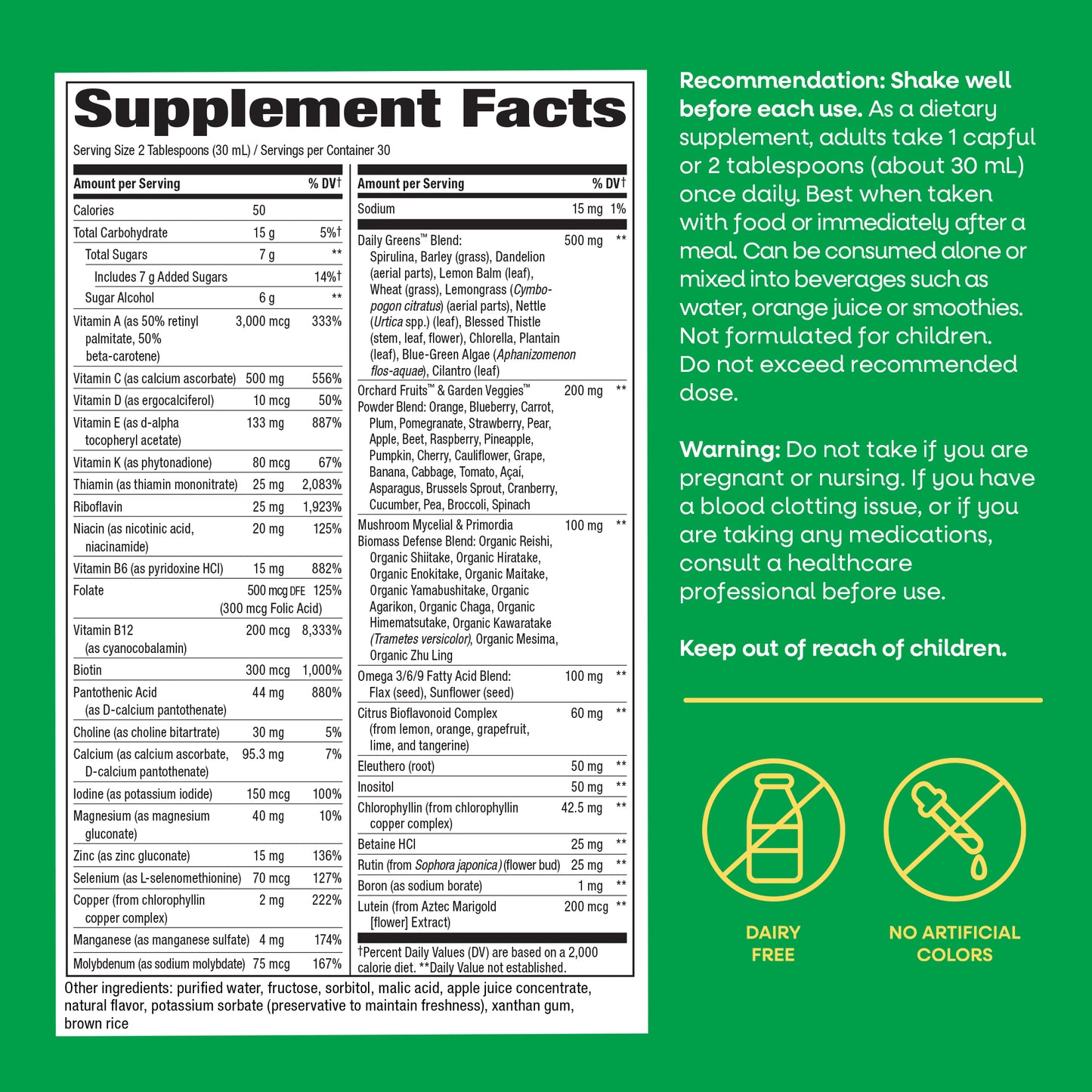 <{%MAIN5_15395%}>Nature's Way® | Alive! Max Potency Complete Liquid Multivitamin