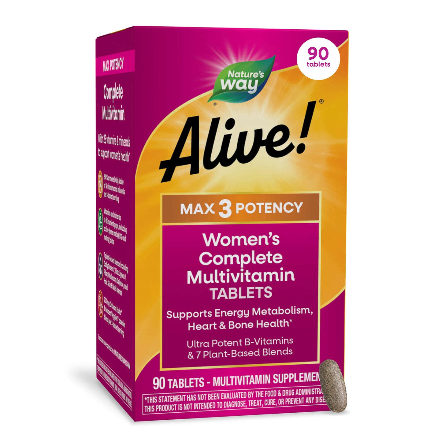 <{%MAIN7_15543%}>Nature's Way® | Alive! Max3 Potency Women's Complete Multivitamin