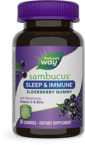 Nature's Way® | Sambucus Sleep & Immune Gummies, 50 gummies Sku:13496