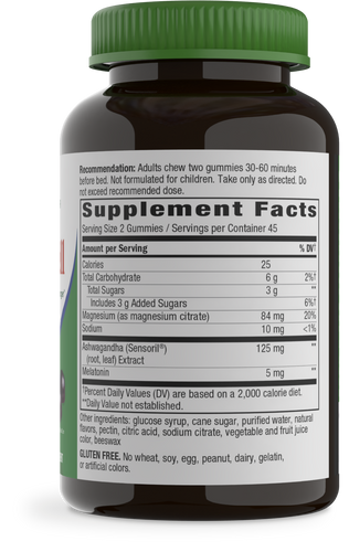 Nature's Way® | Sleep Well Gummies - right side of pack Sku:13981