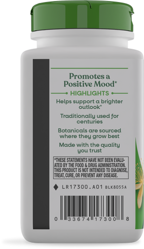 Nature's Way® | St. John's Wort Herb - left side of pack Sku:17300