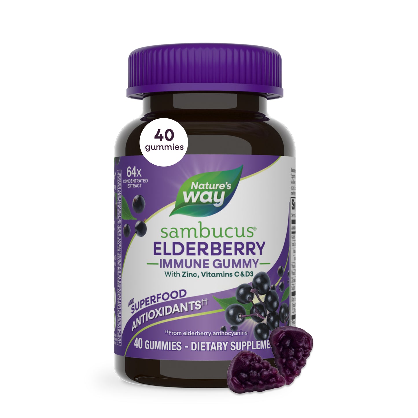 <{%MAIN7_12345%}>Nature's Way® | Sambucus Elderberry Immune Gummy