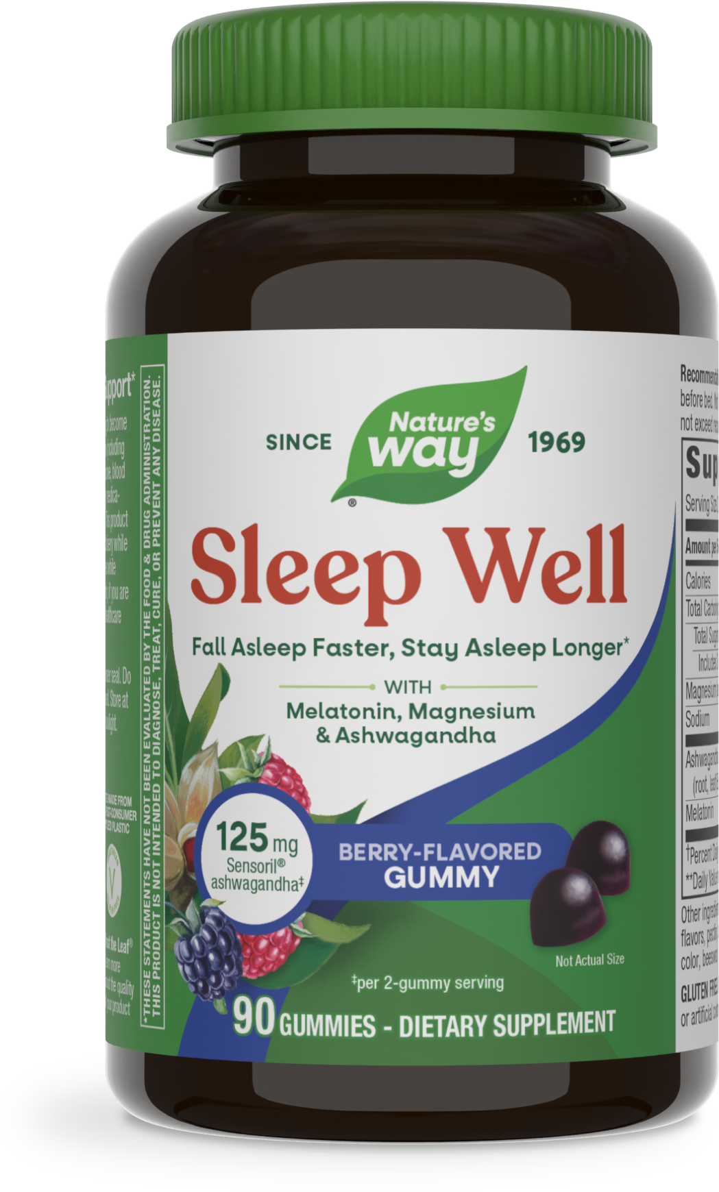 <{%PRIMARY_13981%}>Nature's Way® | Sleep Well Gummies, 90 gummies, Berry