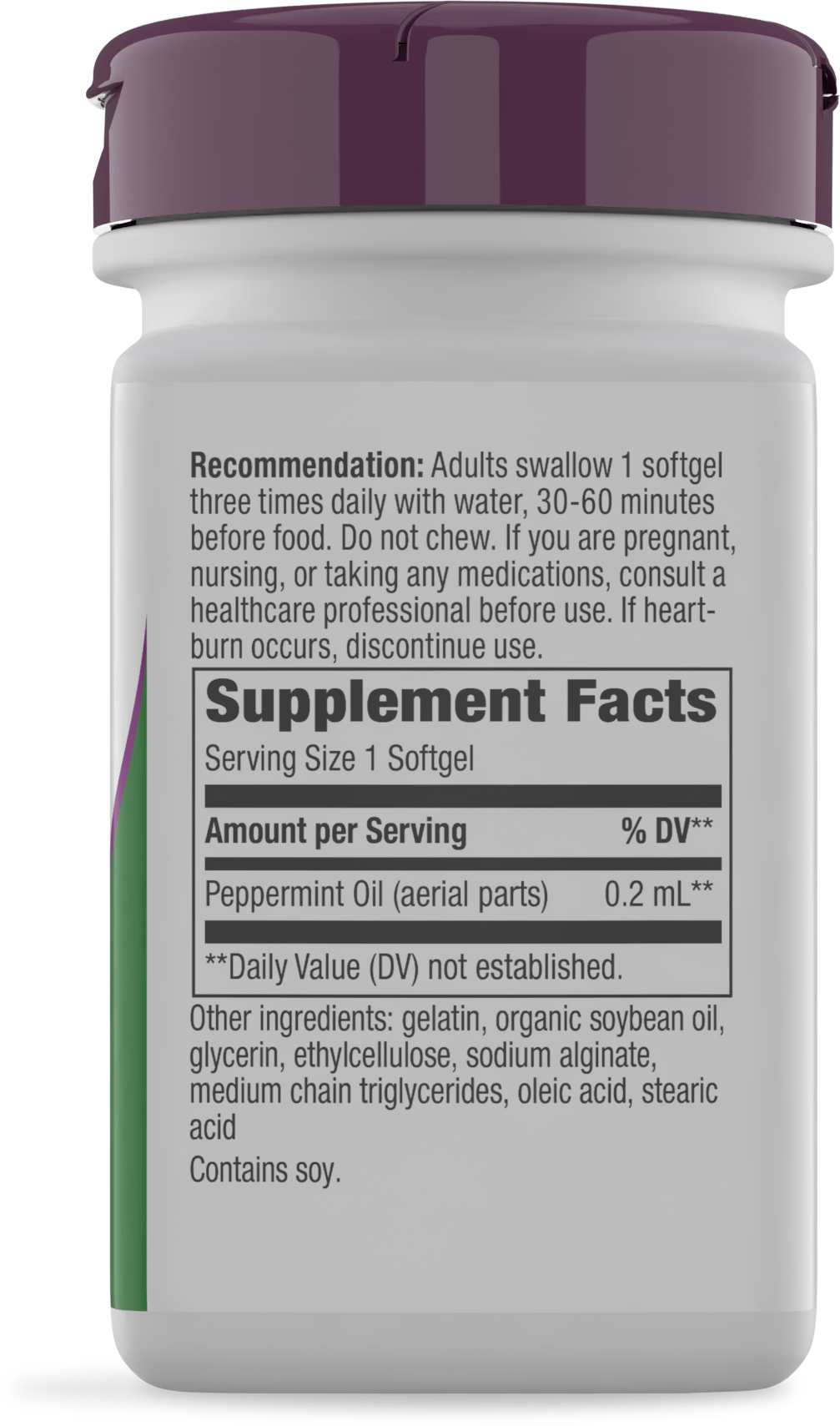 <{%360IMAGE1_14537%}>Nature's Way® | Pepogest (Peppermint Oil) - right side of pack