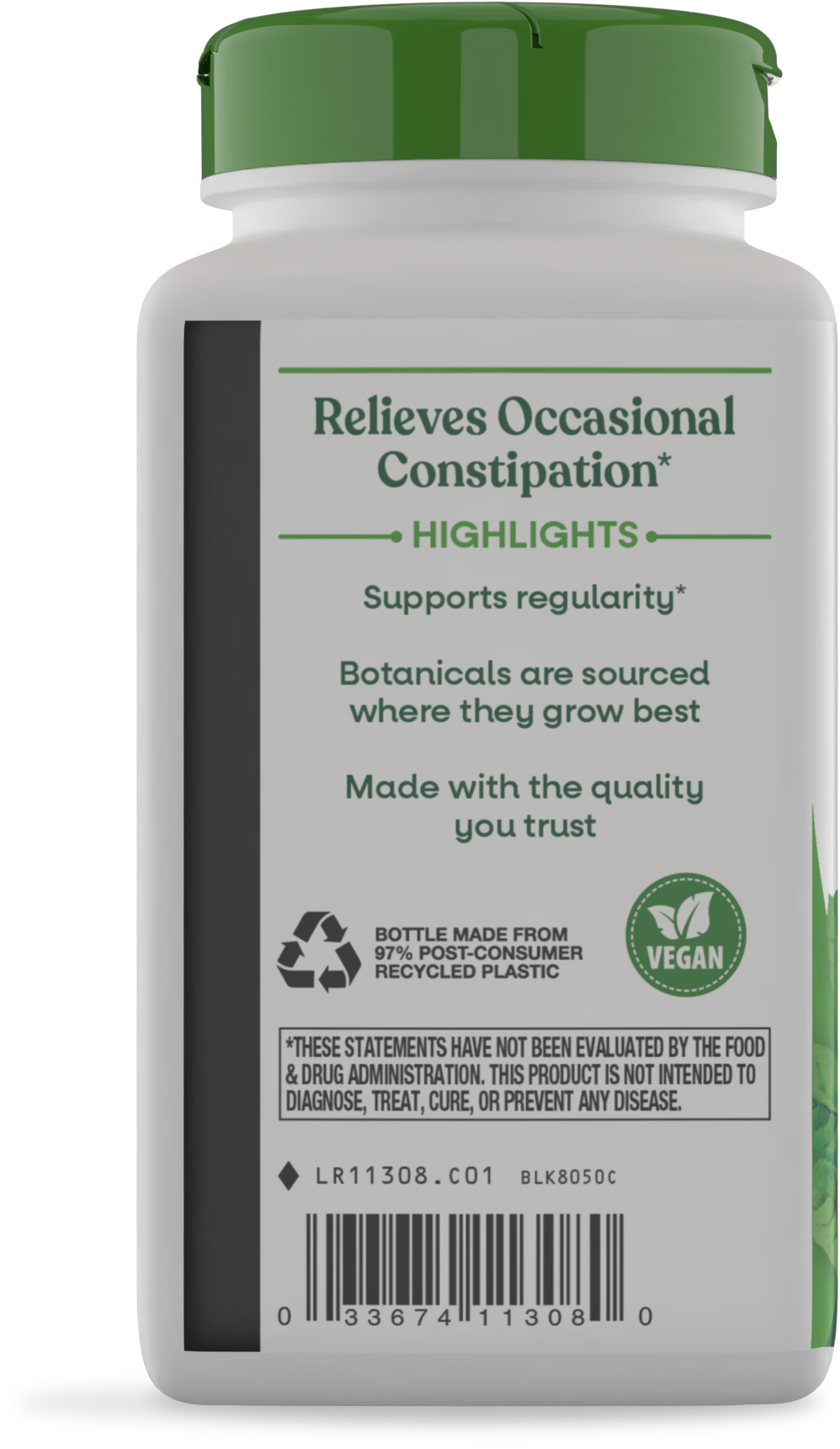 <{%360IMAGE6_11308%}>Nature's Way® | Cascara Sagrada - left side of pack