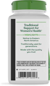 <{%360IMAGE6_14690%}>Nature's Way® | Black Cohosh Root - left side of pack