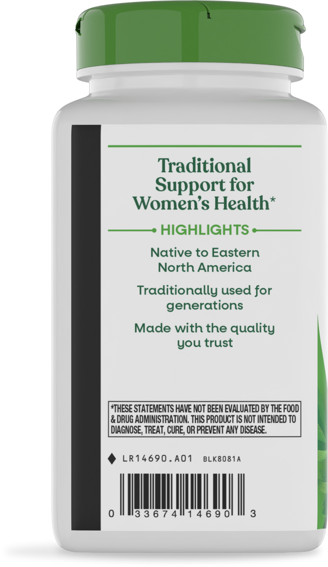 <{%360IMAGE6_14690%}>Nature's Way® | Black Cohosh Root - left side of pack
