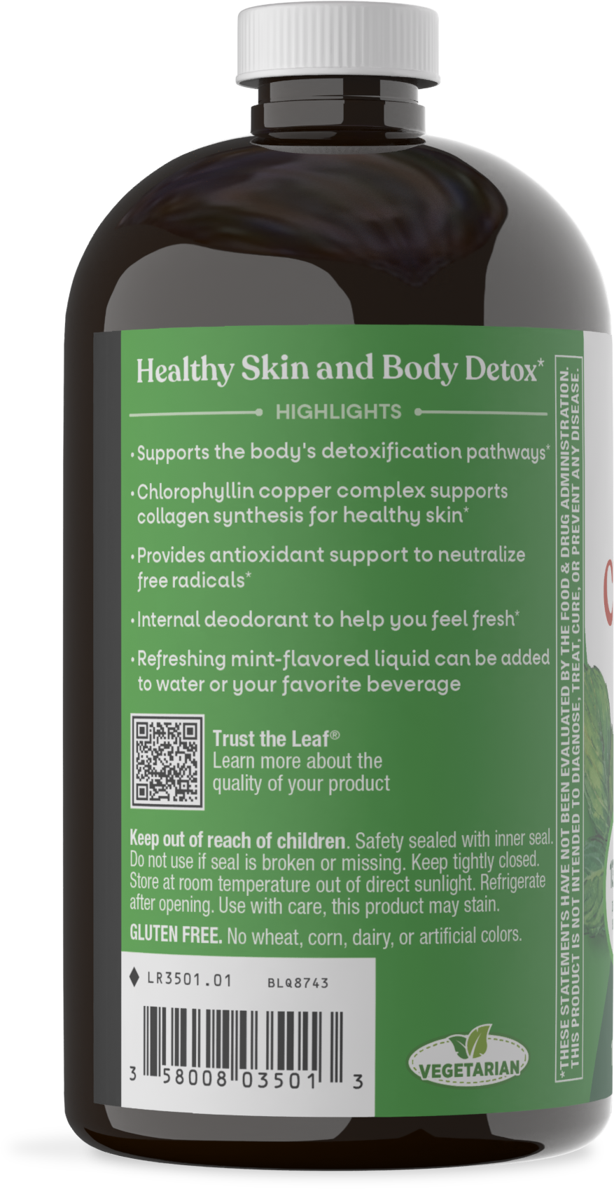 <{%360IMAGE5_3501%}>Nature's Way® | Chlorofresh Liquid Chlorophyll - left side of pack