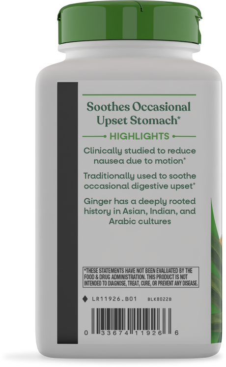 <{%360IMAGE10_11926%}>Nature's Way® | Ginger Root - left side of pack