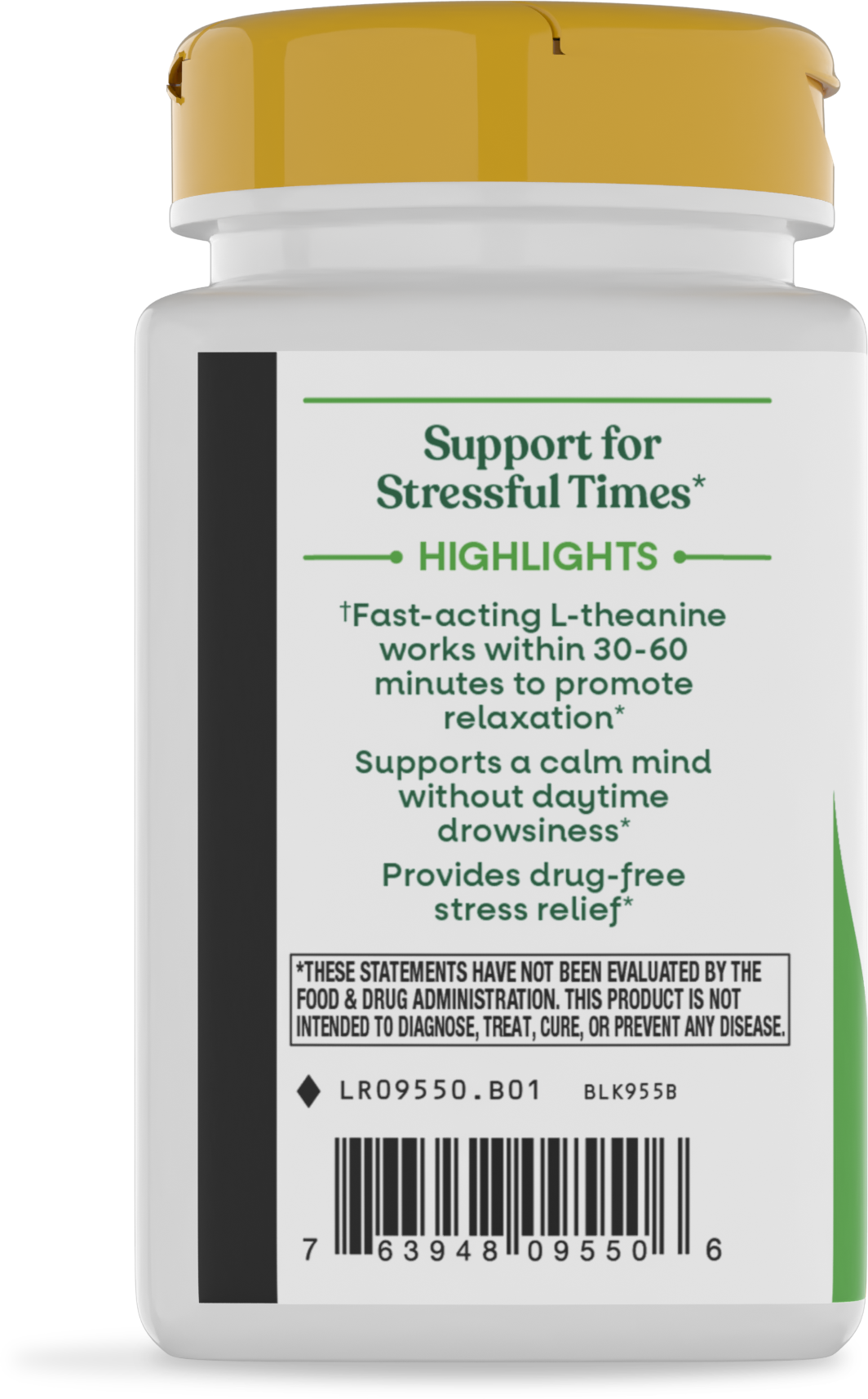 <{%360IMAGE6_09550%}>Nature's Way® | L-Theanine - left side of pack