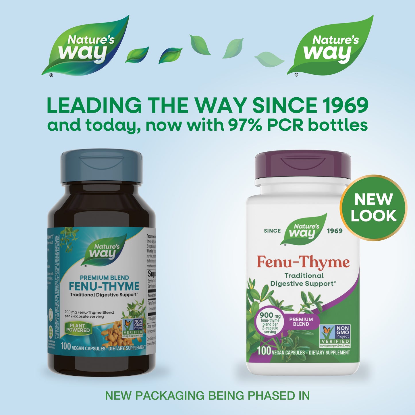 <{%MAIN1_350%}>Nature's Way® | Fenu-Thyme Premium Blend - package updates old to new