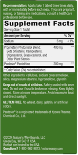 <{%360IMAGE1_05519%}>Nature's Way® | Cholesterol Shield - right side of pack