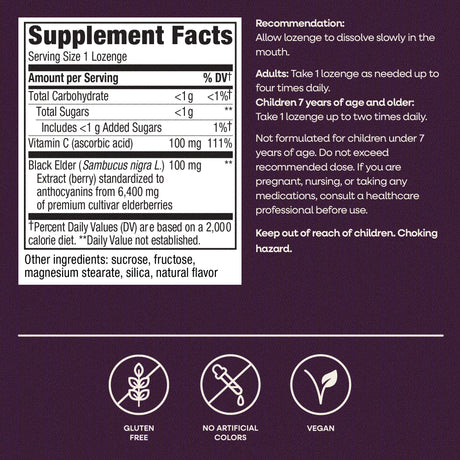 <{%MAIN5_14001%}>Nature's Way® | Sambucus Elderberry Immune Lozenge