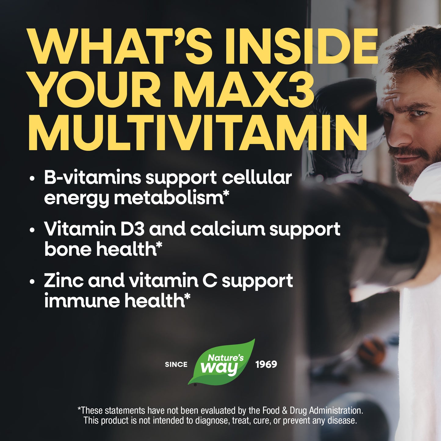 <{%MAIN4_15542%}>Nature's Way® | Alive! Max3 Potency Men's Complete Multivitamin Tablets