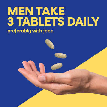 Alive!® Max3 Potency Men's Complete Multivitamin Tablets Supplement Facts