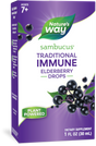 <{%PRIMARY_10493%}>Nature's Way® | Sambucus Traditional Immune Elderberry Drops, 1 fl oz (30 ml), Elderberry