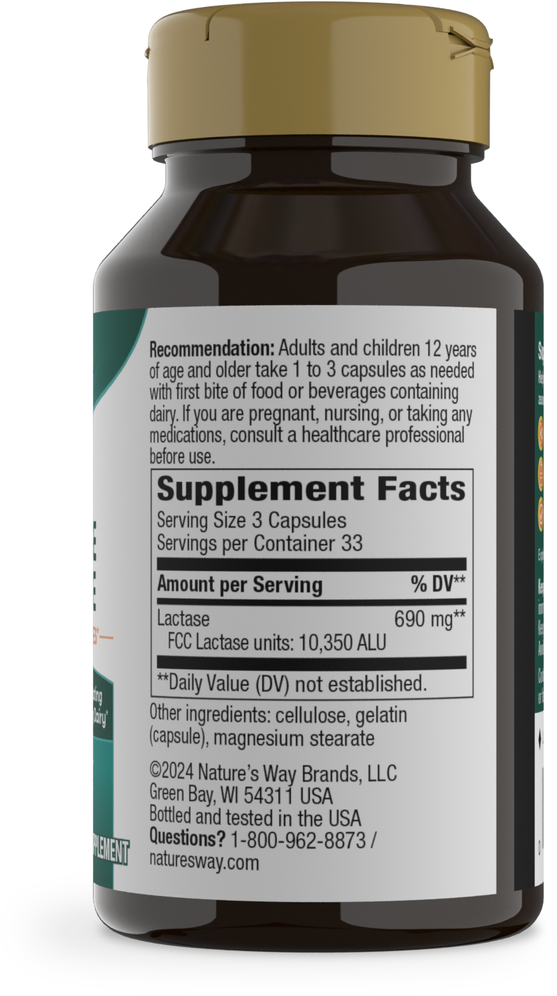 <{%360IMAGE1_47110%}>Nature's Way® | Lactose Defense Digestive Enzymes - right side of pack
