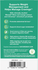 <{%360IMAGE2_14988%}>Nature's Way® | Weight Manager Drink Mix - back of pack