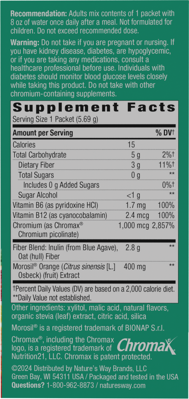 <{%360IMAGE13_14985%}>Nature's Way® | Weight Manager Drink Mix - right side of pack
