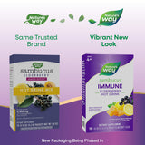<{%MAIN1_12087%}>Nature's Way® | Sambucus Immune Elderberry Hot Drink - package updates old to new