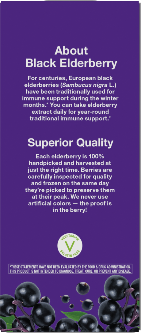 <{%360IMAGE6_6973%}>Nature's Way® | Sambucus Immune Elderberry Syrup for Kids - back of pack