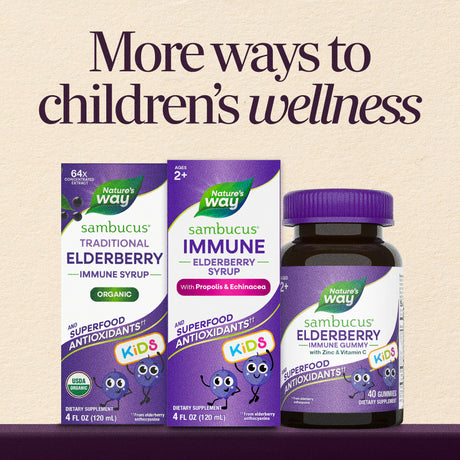 <{%MAIN13_6973%}>Nature's Way® | Sambucus Immune Elderberry Syrup for Kids