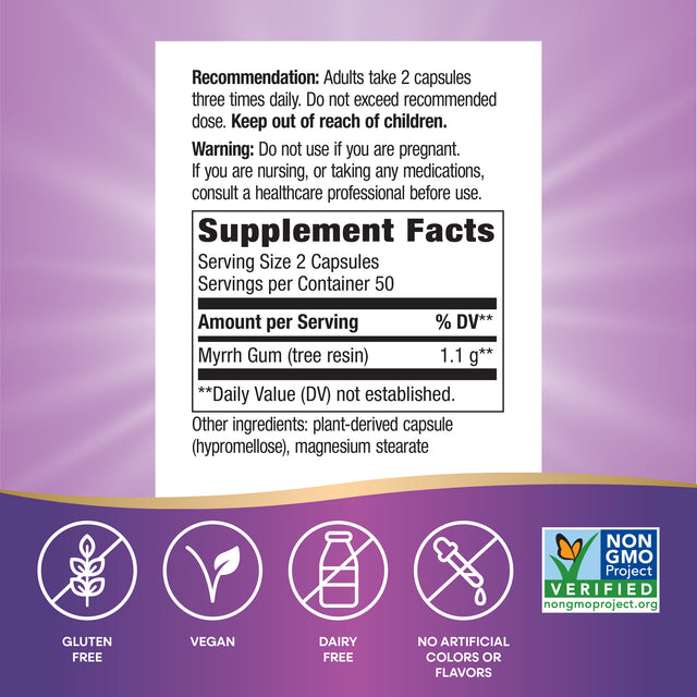 <{%MAIN4_15100%}>Nature's Way® | Myrrh Gum Tree Resin