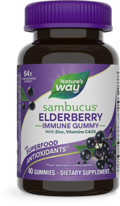 <{%PRIMARY_12345%}>Nature's Way® | Sambucus Elderberry Immune Gummy, 40 gummies, Elderberry