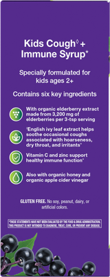 <{%360IMAGE3_13315%}>Nature's Way® | Sambucus Kids Cough +♢ Immune* Elderberry Syrup - left side of pack