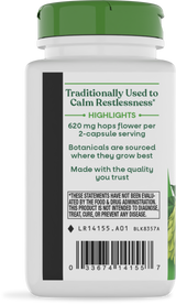 <{%360IMAGE2_14155%}>Nature's Way® | Hops Flowers - left side of pack