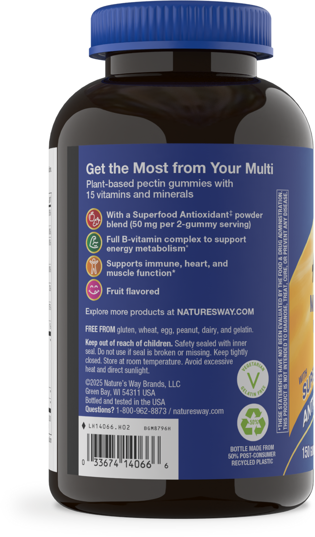 <{%360IMAGE2_14066%}>Nature's Way® | Alive! Men's Gummy Multivitamin - left side of pack