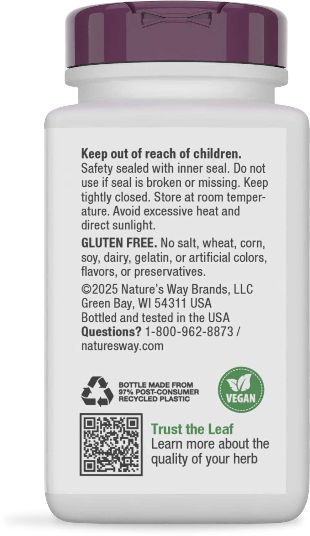 <{%360IMAGE3_62400%}>Nature's Way® | Milk Thistle - back of pack