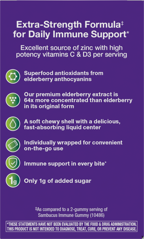 <{%360IMAGE2_15481%}>Nature's Way® | Sambucus Ultra Immune Juicy Burst - back of pack