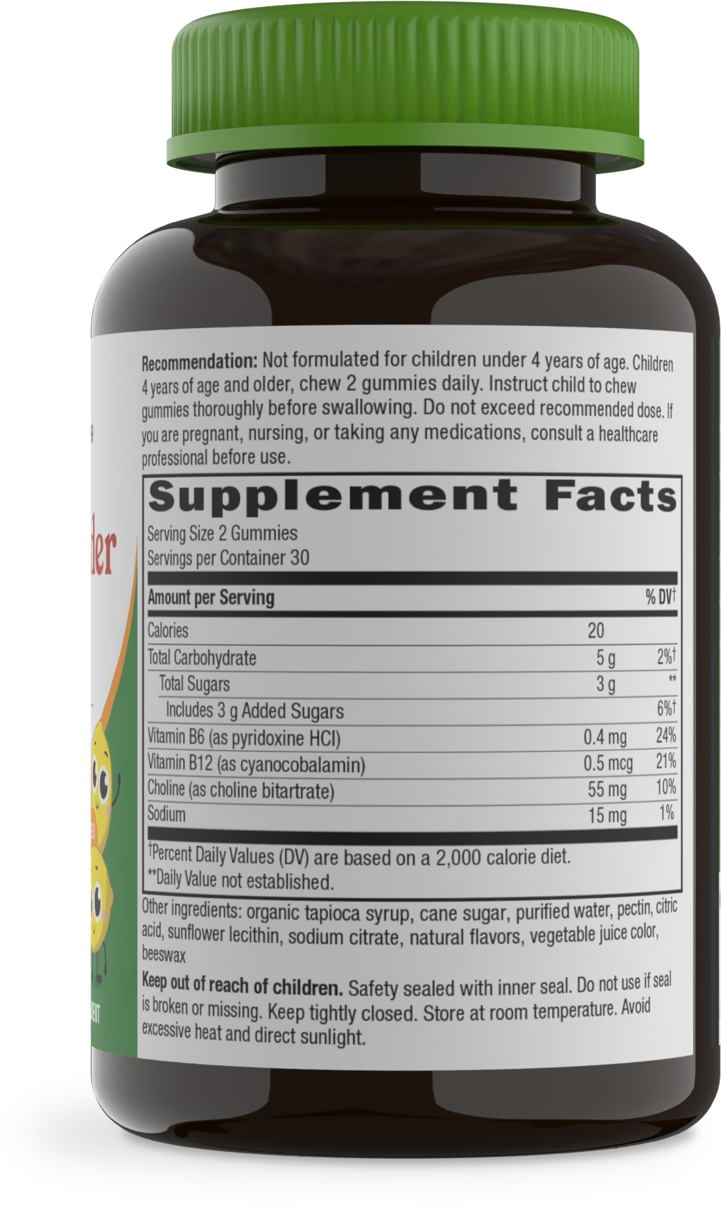 <{%360IMAGE1_13882%}>Nature's Way® | Kids Brain Builder Gummies - right side of pack
