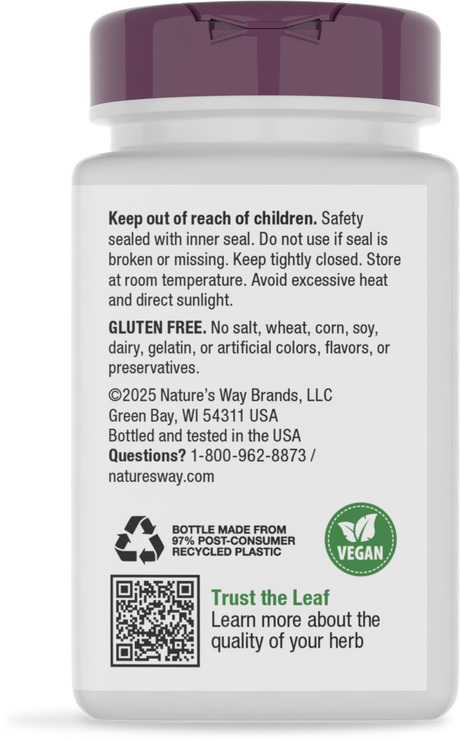 <{%360IMAGE3_12915%}>Nature's Way® | DGL Ultra Premium Extract - back of pack