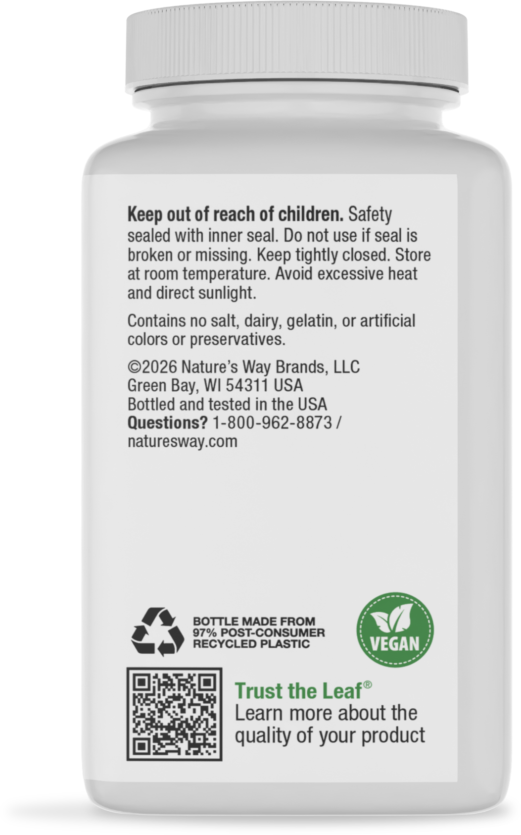 <{%360IMAGE3_07526%}>Nature's Way® | Fiber Delights - back of pack