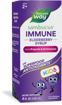 <{%PRIMARY_6973%}>Nature's Way® | Sambucus Immune Elderberry Syrup for Kids, 4 fl oz (120 ml), Elderberry