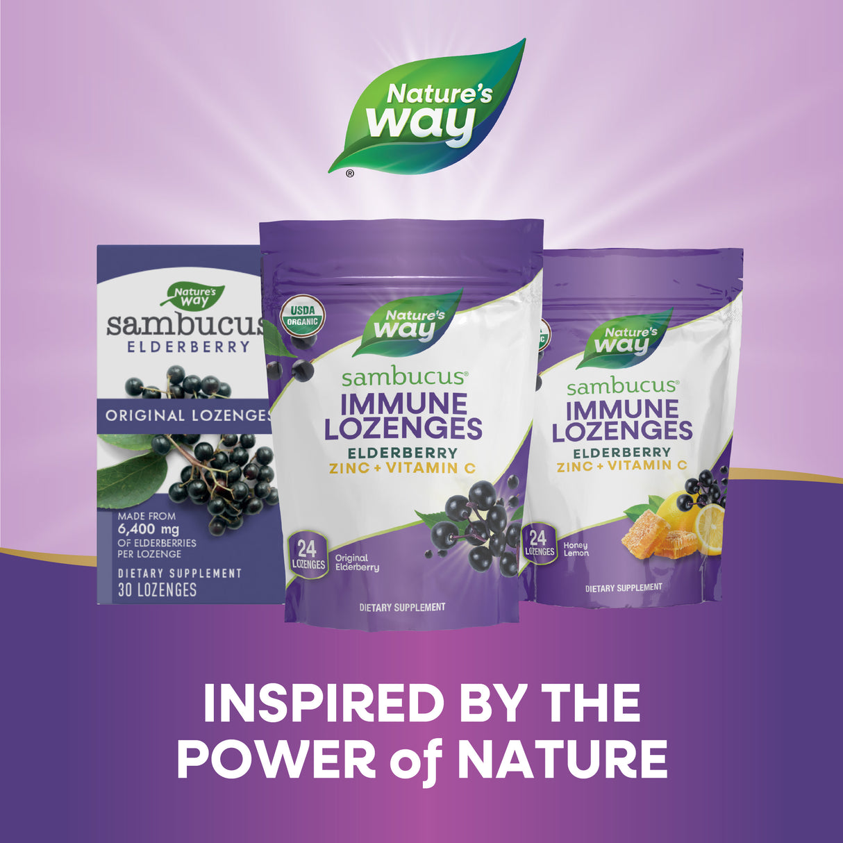 <{%MAIN17_10220%}>Nature's Way® | Sambucus Immune Lozenges