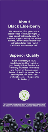 <{%360IMAGE2_15359%}>Nature's Way® | Sambucus Immune Elderberry Syrup for Kids* - back of pack