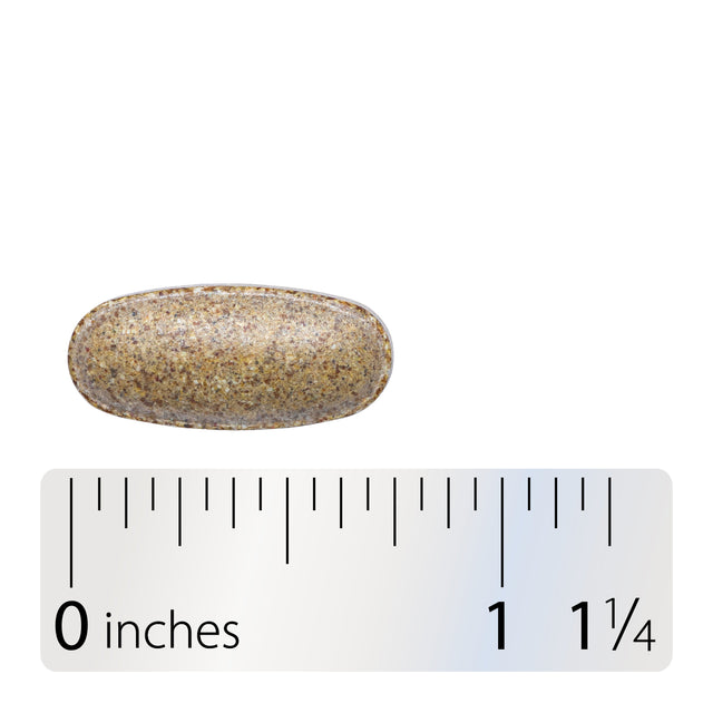 <{%360IMAGE3_13901%}>Nature's Way® | Alive! Women's 50+ Complete Multivitamin - Tablet and ruler