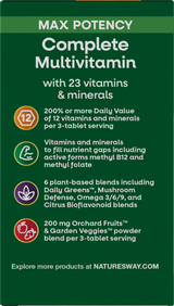 <{%360IMAGE3_14927%}>Nature's Way® | Alive! Max3 Potency Adult Complete Multivitamin - left side of pack