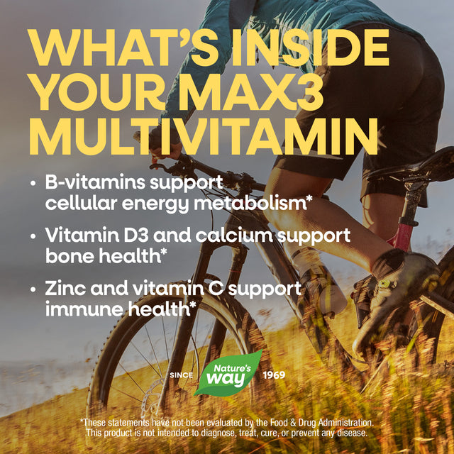 <{%MAIN4_14927%}>Nature's Way® | Alive! Max3 Potency Adult Complete Multivitamin