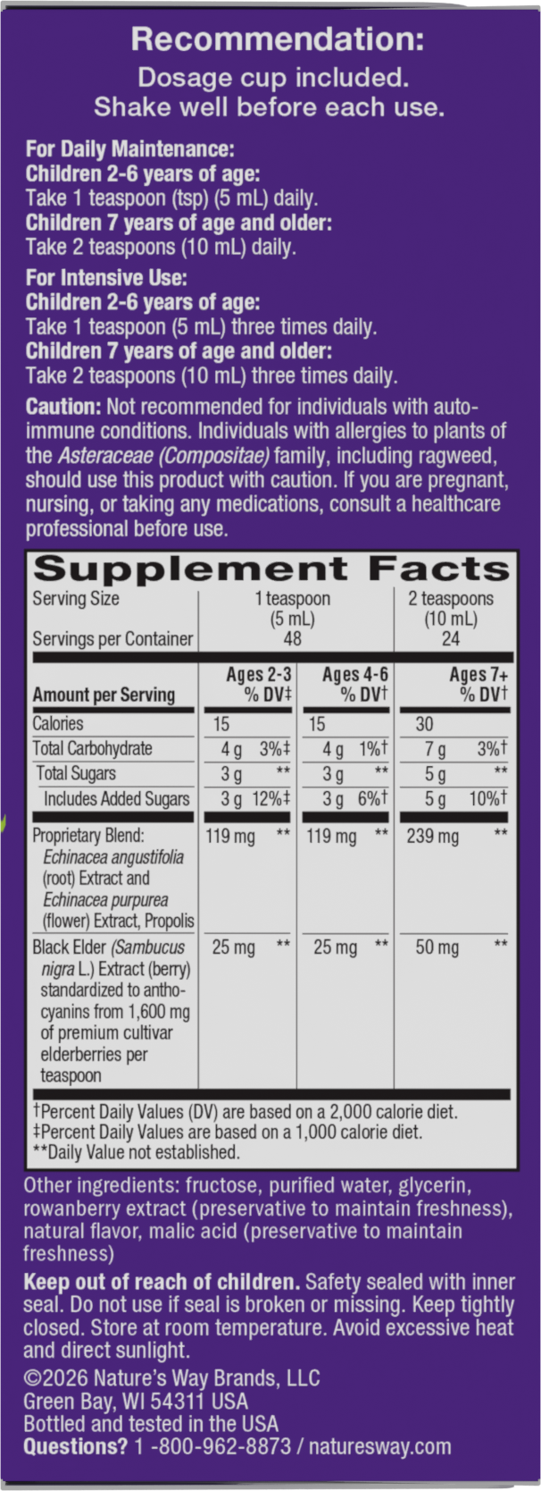 <{%360IMAGE1_15359%}>Nature's Way® | Sambucus Immune Elderberry Syrup for Kids* - right side of pack
