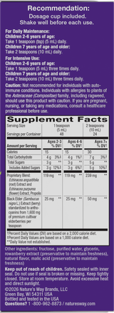 <{%360IMAGE1_15359%}>Nature's Way® | Sambucus Immune Elderberry Syrup for Kids* - right side of pack