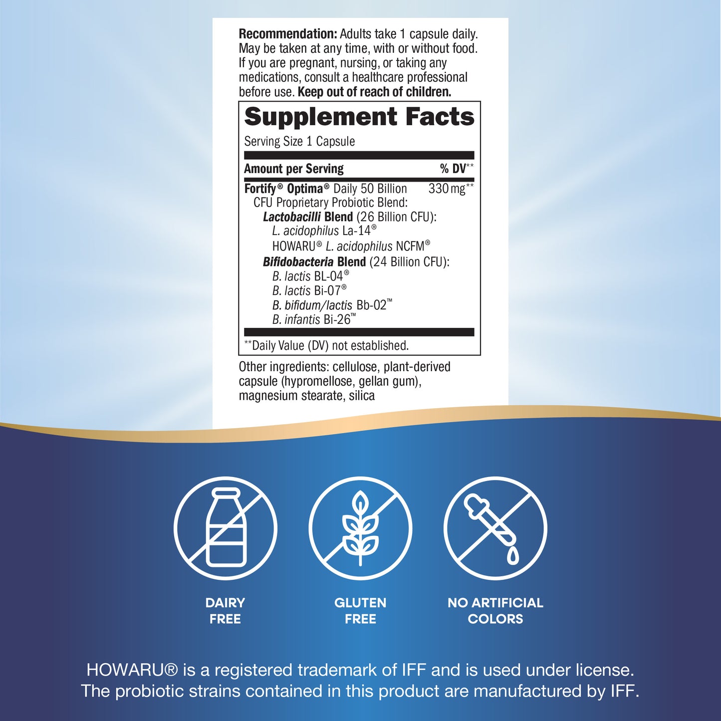 <{%MAIN4_10337%}>Nature's Way® | Fortify Optima 50 Billion Probiotic