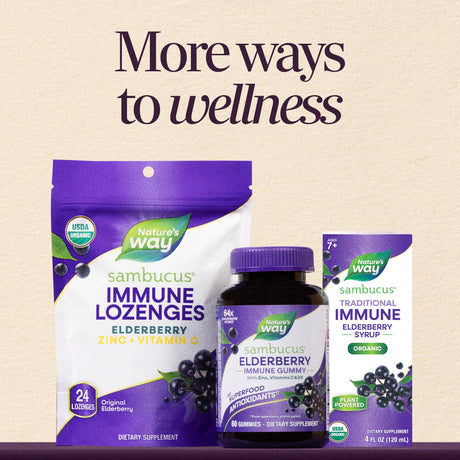 <{%MAIN15_6970%}>Nature's Way® | Sambucus Traditional Elderberry Immune Syrup