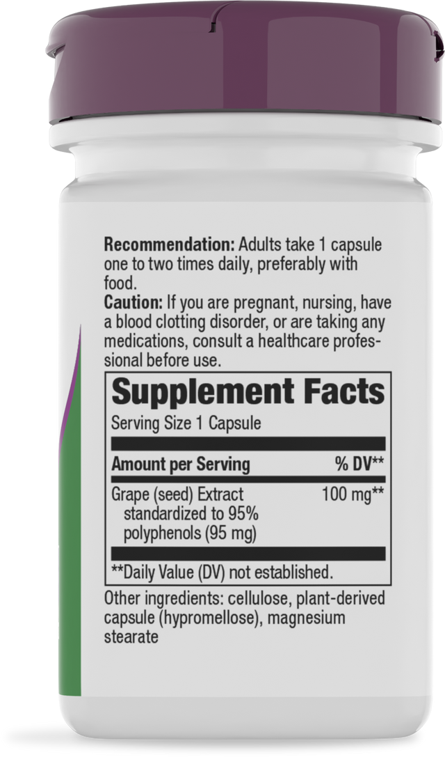 <{%360IMAGE5_14320%}>Nature's Way® | Grape Seed Standardized Extract - right side of pack