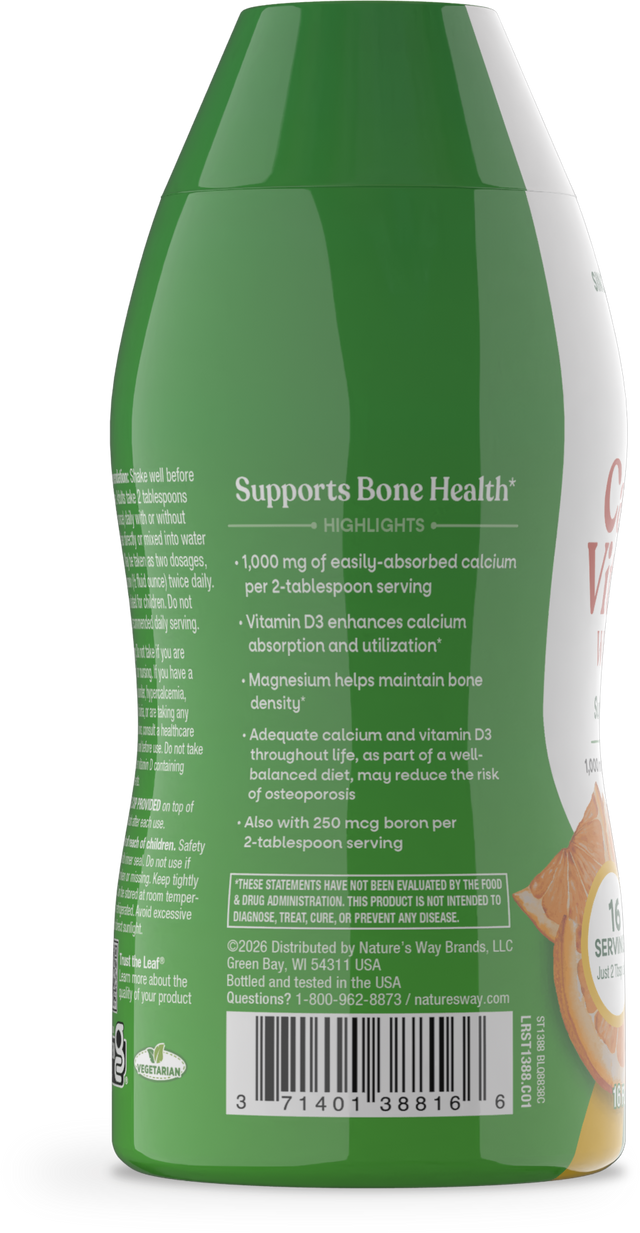 <{%360IMAGE2_ST1388%}>Nature's Way® | Calcium & Vitamin D3 - left side of pack